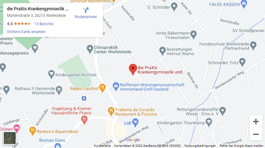 20221103 karte praxis wiefelstede